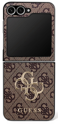 Etui Guess Big 4G Logo Classic Logo do Samsung Galaxy Z Flip7 brązowy