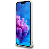 Etui Guess 4G Flowers Print MagSafe do   iPhone 16e różowy