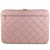 Guess Sleeve GUCS16ZPSQSSGP 16"różowy/pink Quilted 4G