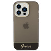 Guess GUHCP14LHGCOK iPhone 14 Pro 6,1" czarny/black hardcase Translucent