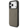 Etui Mercedes Leather Vintage Logo       MagSafe do iPhone 17 Pro taupe