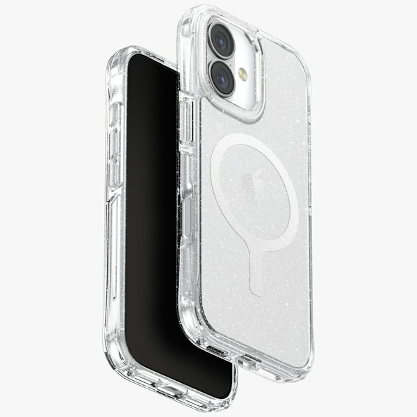 Etui UNIQ LifePro Xtreme do iPhone 17    Magclick Charging przezroczysty/brokat