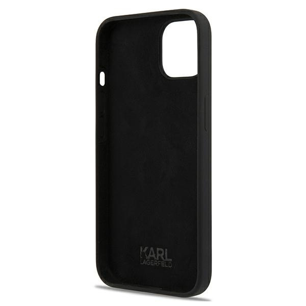 Karl Lagerfeld KLHCP13SSLKHBK iPhone 13 mini 5,4" czarny/black hardcase Silicone Karl's Head