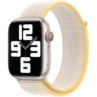 Apple Opaska sportowa Nike w kolorze księżycowej poświaty/ różowym do koperty 44mm / 45mm / 46mm / 49mm - rozmiar uniwersalny, oryginalna plomba, MPLE3ZM/A