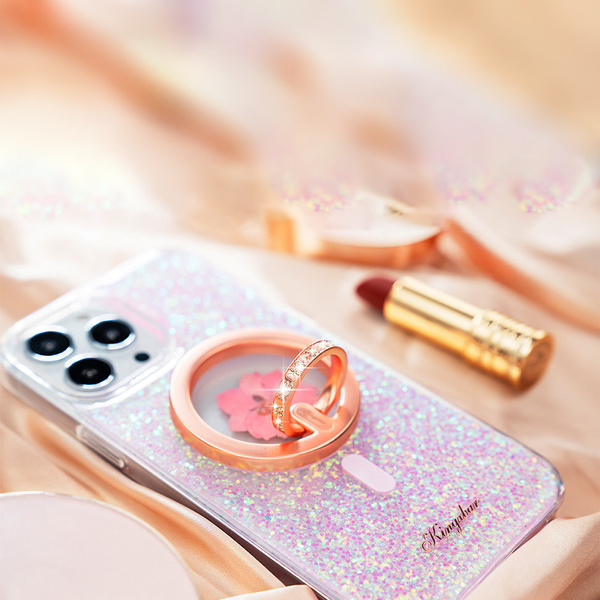 KINGXBAR KATIE SERIES STYLISH MAGNETIC HOLDER STAND FOR SMARTPHONE PINK