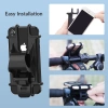 SILICONE BICYCLE PHONE HOLDER - BLACK