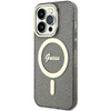 Guess GUHMP14XHCMCGK iPhone 14 Pro Max6.7" czarny/black hardcase Glitter Gold MagSafe