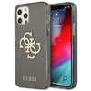 Guess GUHCP12LPCUGL4GBK iPhone 12 ProMax 6,7" czarny/black hard case Glitter 4G Big Logo