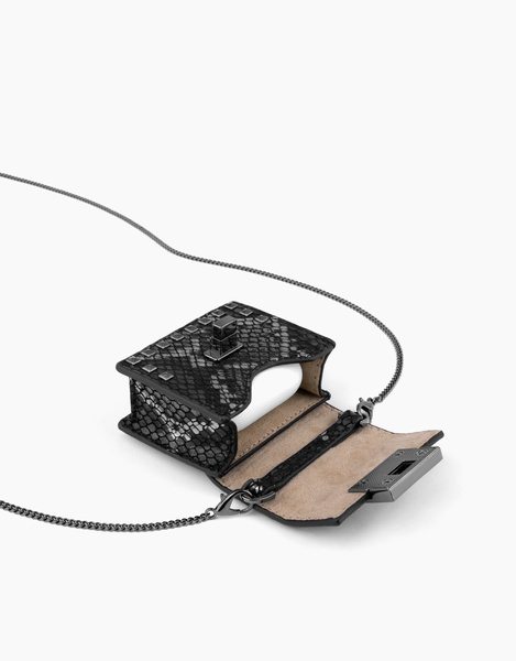 Ideal of Sweden etui na słuchawki Zoe Mini AirPods Beatstuds Silvery Snake  uniwersalne