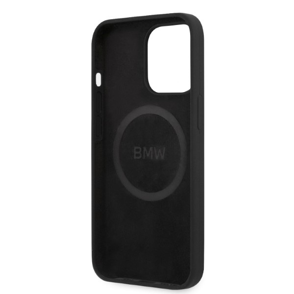 BMW Silicone Signature Logo MagSafe case for iPhone 13 Pro / iPhone 13 - black
