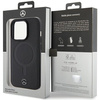 Etui Mercedes Smooth Leather MagSafe do iPhone 15 Pro - czarne