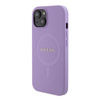 Guess GUHMP15SPSAHMCU iPhone 15 / 14 / 13 6.1" fioletowy/purple hardcase Saffiano MagSafe
