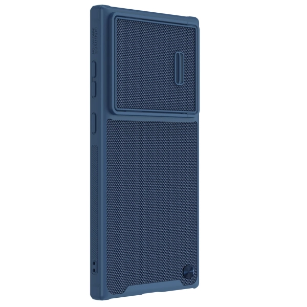 Nillkin Textured S Case for Samsung Galaxy S23 Ultra armored cover with camera cover blue