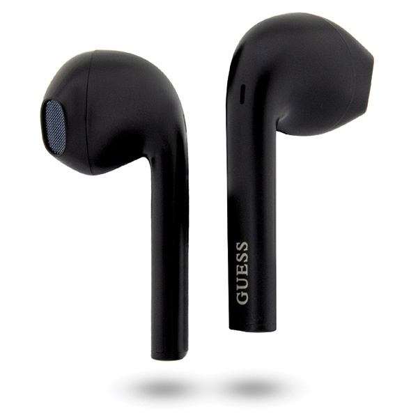 Guess słuchawki Bluetooth GUTWST26PSKTWS + stacja dokująca czarny/black Classic EST Logo