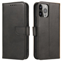 MAGNET CASE CASE FOR SAMSUNG GALAXY M13 COVER WITH FLIP WALLET STAND BLACK