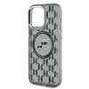 Karl Lagerfeld KLHMP15XHMCKMHK iPhone 15 Pro Max 6.7" czarny/black IML Monogram Karl&Choupette Head MagSafe