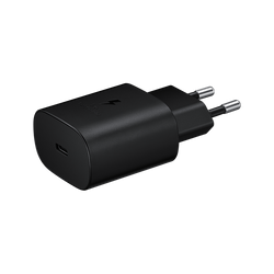 SAMSUNG  POWER CHARGER EP-TA800NBE USB-C FAST CHARGE 25W GP-PTU021SOABQ BLACK BULK AFTER RETURN