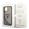 Guess GUHCP14SLFCTPK iPhone 14 / 15 / 13 6.1" czarny/black hardcase Liquid Glitter Palm Collection