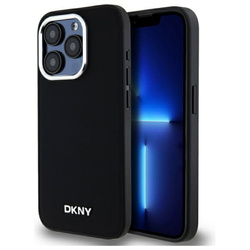DKNY DKHMP15XPSCMCLK iPhone 15 ProMax 6.7" czarny/black hardcase Plain Logo MagSafe