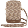 Guess Torebka GUWBZPGCSPGWbrązowy/brown Zip GCube Bottom Stripe