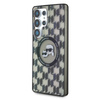 Etui Karl Lagerfeld Button Karl &        Choupette Heads On KL Pattern MagSafe do Samsung Galaxy S25 Ultra czarny