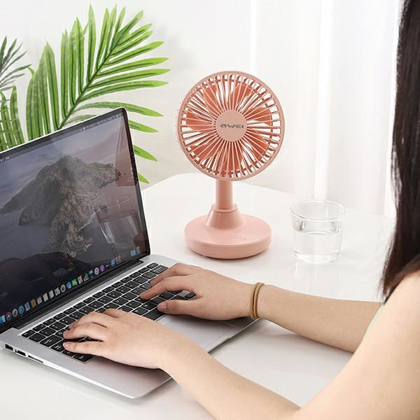 AWEI Mini Wiatrak biurkowy F29 czarny/black