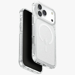 Etui UNIQ LifePro Xtreme do iPhone 17 Pro Max Magclick Charging przezroczysty/brokat