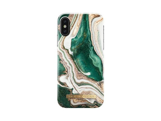 CASE ETUI IDEAL OF SWEDEN IDFCAW18-18-98 GOLDEN JADE MARBLE IPHONE X/XS