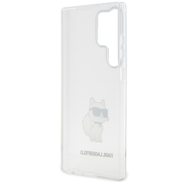 Etui Karl Lagerfeld Ikonik Choupette na Samsung Galaxy S23 Ultra - przezroczyste