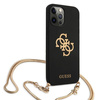 Guess GUHCP12LLSC4GBK iPhone 12 Pro Max6,7" czarny/black hardcase 4G Gold Chain Collection