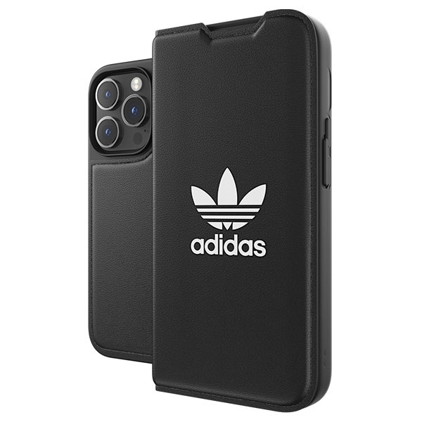 Adidas OR Booklet Case BASIC iPhone 14Pro 6.1" czarno biały/black white 50182