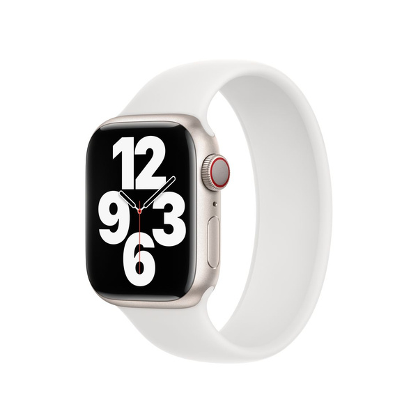 APPLE STRAP SOLO MN733ZM/A SILICONE APPLE WATCH STRAP 40MM / 41MM WHITE MIX SIZES WITHOUT PACKAGING