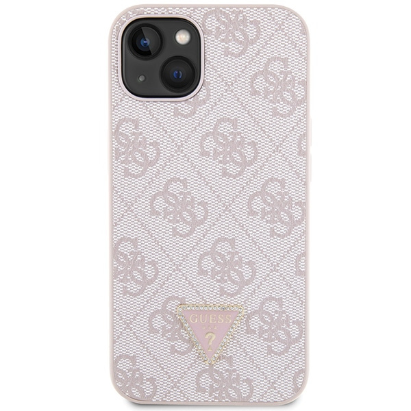 Guess GUHCP14XP4TDSCPP iPhone 14 Pro Max6.7" różowy/pink hardcase Crossbody 4G Metal Logo