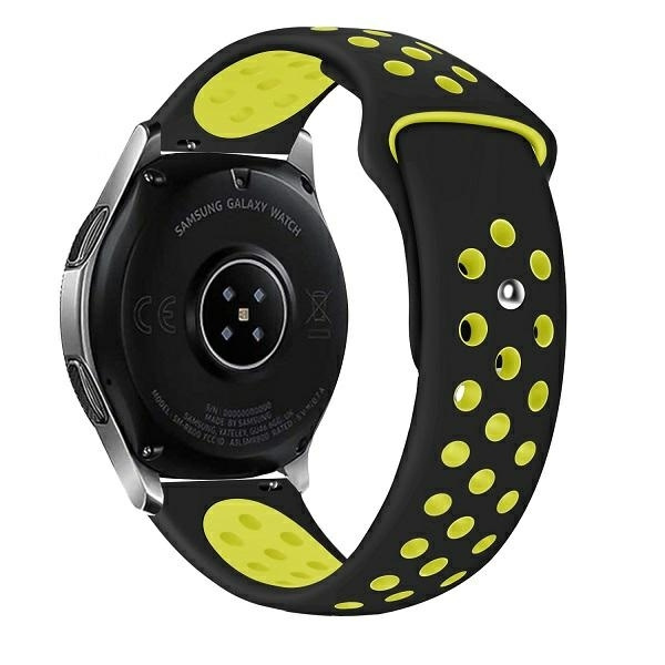 Beline pasek Watch 20mm Sport Silicone czarno-żółty black/yellow box