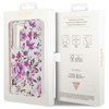 GUESS GUHCS23SHCFWST S23 S911 BIAŁY/WHITE HARDCASE FLOWER COLLECTION