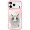Etui Nimmy Big Eyed Pet 2.0 Cat do iPhone 17 Pro różowy