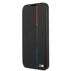 Etui BMW BMBKS22MTRTBK S22+ S906czarny/black bookcase M Collection Triangles