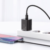 Baseus Super Si 1C fast charger USB Type C 20W Power Delivery + USB Type C - Lightning cable 1m black (TZCCSUP-B01)