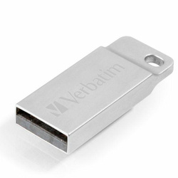 Verbatim Pendrive 32GB USB-A 2.0 MetalExecutive srebrny/silver 98749