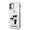 KARL LAGERFELD KLHCN61HNKCTGT IPHONE 11 / XR 6.1 "TRANSPARENT HARDCASE GLITER KARL & CHUPETTE