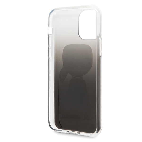 KARL LAGERFELD KLHCN58TRDFKBK IPHONE 11 PRO CZARNY/BLACK GRADIENT IKONIK KARL