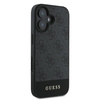 Guess GUHCP16MG4GLGR iPhone 16 Plus 6.7" szary/grey hardcase 4G Bottom Stripe