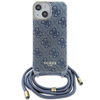 Guess GUHCP15SHC4SEB iPhone 15 / 14 / 13 6.1" niebieski/blue hardcase Crossbody Cord 4G Print