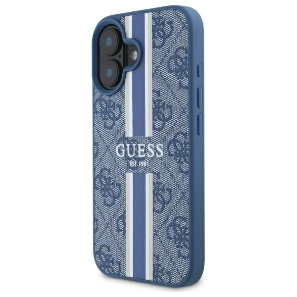 Guess GUHMP16SP4RPSB iPhone 166.1" niebieski/blue hardcase 4G Printed Stripes MagSafe