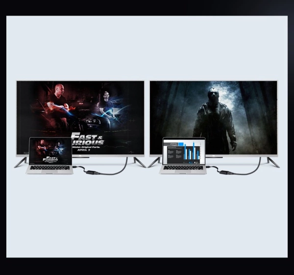 Ugreen adapter HDMI - VGA micro USB / audio 3.5 mm mini jack black (40248)