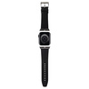 Pasek Karl Lagerfeld Saffiano Monogram na Apple Watch 42/44/45/49mm - czarny