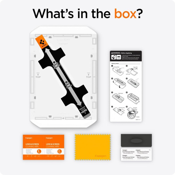 SZKŁO HARTOWANE SPIGEN GLAS.TR ”EZ FIT” IPAD PRO 11 5 / 2024 CLEAR