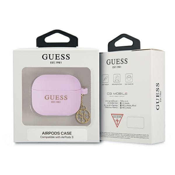 GUESS GUA3LSC4EU AIRPODS 3 COVER FIOLETOWY/PURPLE CHARM 4G COLLECTION