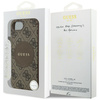 Etui Guess 4G Circle Classic Logo        MagSafe do iPhone 16e brązowy
