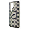 Etui Karl Lagerfeld Button Karl &        Choupette Heads On KL Pattern MagSafe do Samsung Galaxy S25 Ultra czarny